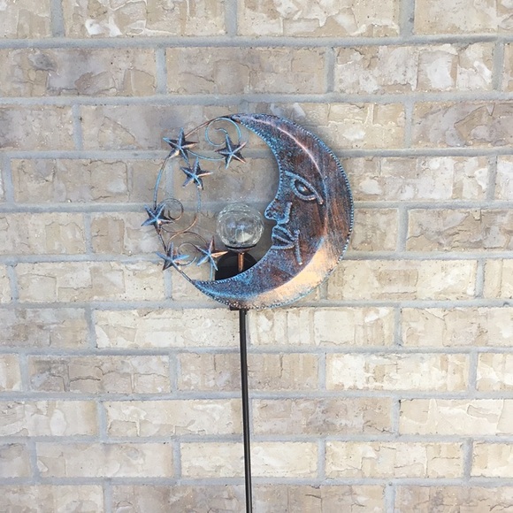 FLASH SALE Moon and Stars Solar Garden Pick - Picture 2 of 4